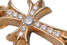 Load image into Gallery viewer, 極美品 CHROME HEARTS クロムハーツ 22K 22K スモールクロス withベイル パヴェダイヤ ペンダント 中古 67023