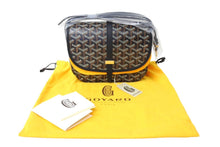 Load image into Gallery viewer, 新品未使用品 GOYARD ゴヤール ベルヴェデール PM ショルダーバッグ BELVE3PMLTY01CG01P ヘリンボーン ブラック 中古 67027