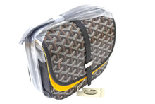 Load image into Gallery viewer, 新品未使用品 GOYARD ゴヤール ベルヴェデール PM ショルダーバッグ BELVE3PMLTY01CG01P ヘリンボーン ブラック 中古 67027