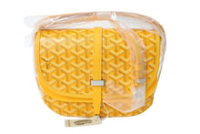 Load image into Gallery viewer, 新品未使用品 GOYARD ゴヤール ベルヴェデール PM ショルダーバッグ BELVE3PMLTY08CG08P ヘリンボーン イエロー 中古 67029