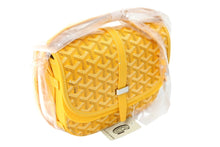 Load image into Gallery viewer, 新品未使用品 GOYARD ゴヤール ベルヴェデール PM ショルダーバッグ BELVE3PMLTY08CG08P ヘリンボーン イエロー 中古 67029