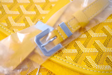 Load image into Gallery viewer, 新品未使用品 GOYARD ゴヤール ベルヴェデール PM ショルダーバッグ BELVE3PMLTY08CG08P ヘリンボーン イエロー 中古 67029