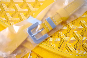新品未使用品 GOYARD ゴヤール ベルヴェデール PM ショルダーバッグ BELVE3PMLTY08CG08P ヘリンボーン イエロー 中古 67029