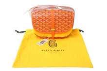Load image into Gallery viewer, 新品未使用品 GOYARD ゴヤール ベルヴェデール PM ショルダーバッグ BELVE3PMLTY07CG07P ヘリンボーン オレンジ 中古 67030