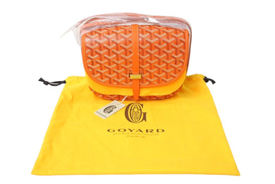 新品未使用品 GOYARD ゴヤール ベルヴェデール PM ショルダーバッグ BELVE3PMLTY07CG07P ヘリンボーン オレンジ 中古 67030