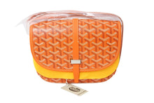 Load image into Gallery viewer, 新品未使用品 GOYARD ゴヤール ベルヴェデール PM ショルダーバッグ BELVE3PMLTY07CG07P ヘリンボーン オレンジ 中古 67030