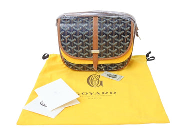 新品未使用品 GOYARD ゴヤール ベルヴェデール PM ショルダーバッグ BELVE3PMLTY01CG03P ヘリンボーン ブラウン 中古 67031
