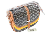 Load image into Gallery viewer, 新品未使用品 GOYARD ゴヤール ベルヴェデール PM ショルダーバッグ BELVE3PMLTY01CG03P ヘリンボーン ブラウン 中古 67031