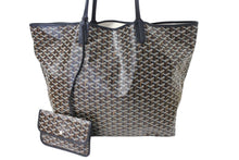 Load image into Gallery viewer, 極美品 GOYARD ゴヤール トートバッグ サンルイXXL ヘリンボーン柄 PVCコーティングキャンバス ブラック 中古 67033