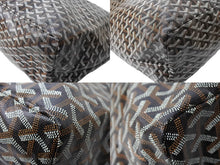 Load image into Gallery viewer, 極美品 GOYARD ゴヤール トートバッグ サンルイXXL ヘリンボーン柄 PVCコーティングキャンバス ブラック 中古 67033