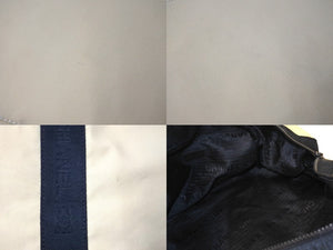 CHANEL シャネル スポーツライン ボストンバッグ ココマーク ロゴ 7番台 ナイロン ベージュ ブラック 美品 中古 67034