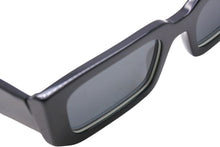 Load image into Gallery viewer, PRADA プラダ サイドロゴ サングラス ブラック プラスチック スクエア 53□21 SPR06Y アイウェア 小物 美品 中古 67046