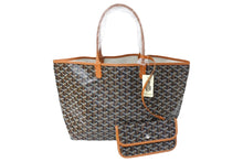 Load image into Gallery viewer, 新品未使用品 GOYARD ゴヤール ハンドバッグ サン・ルイPM バッグ STLOUIPMLTY01CL03P ブラック ブラウン シルバー金具 中古 67061