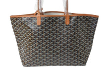 Load image into Gallery viewer, 新品未使用品 GOYARD ゴヤール ハンドバッグ サン・ルイPM バッグ STLOUIPMLTY01CL03P ブラック ブラウン シルバー金具 中古 67061