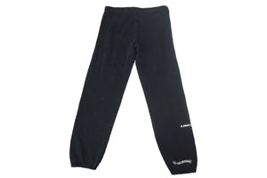ChromeHearts クロムハーツ ロゴプリント スウェットロングパンツ ダガー 95024 コットン ブラック サイズXL 良品 中古 67077