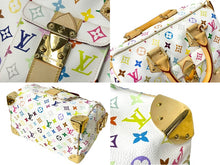 Load image into Gallery viewer, 極美品 LOUIS VUITTON ルイヴィトン ハンドバッグ スピーディ30 村上隆 M92643 PVC レザー ホワイト マルチカラー 中古 67078