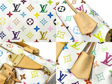 Load image into Gallery viewer, 極美品 LOUIS VUITTON ルイヴィトン ハンドバッグ スピーディ30 村上隆 M92643 PVC レザー ホワイト マルチカラー 中古 67078