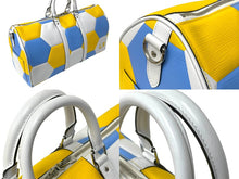 Load image into Gallery viewer, LOUIS VUITTON ルイヴィトン キーポル バンドリエール50 ボストンバッグ 2018 FIFA WORLD CUP ウクライナカラー 美品 中古 67083