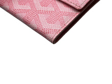 Load image into Gallery viewer, 極美品 GOYARD ゴヤール マリニー ウォレット コインケース 小銭入れ カードケース PVC レザー ピンク シルバー金具 中古 67085