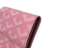 Load image into Gallery viewer, 極美品 GOYARD ゴヤール マリニー ウォレット コインケース 小銭入れ カードケース PVC レザー ピンク シルバー金具 中古 67085