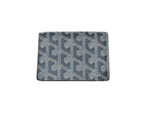 Load image into Gallery viewer, 極美品 GOYARD ゴヤール マルゼルブ カードケース ヘリンボーン柄 グレー ゴヤールディンキャンバス カーフスキン 中古 67087
