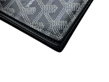 Load image into Gallery viewer, 極美品 GOYARD ゴヤール マルゼルブ カードケース ヘリンボーン柄 グレー ゴヤールディンキャンバス カーフスキン 中古 67087