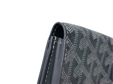 Load image into Gallery viewer, 極美品 GOYARD ゴヤール マルゼルブ カードケース ヘリンボーン柄 グレー ゴヤールディンキャンバス カーフスキン 中古 67087
