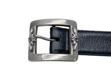 Load image into Gallery viewer, CHROME HEARTS クロムハーツ BLT OTJ フィリグリー OTJレザー ベルト シルバー925 ブラック サイズ 38 美品 中古 67118