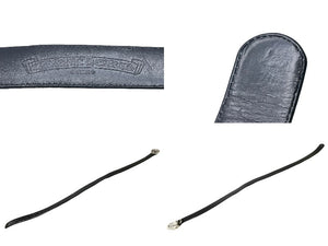 CHROME HEARTS クロムハーツ OVAL CROSS STRAP 1.5/1.5 クラシック オーバルクロス バックル レザーベルト サイズ38 中古 67120