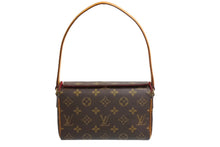 Load image into Gallery viewer, 極美品 LOUIS VUITTON ルイ ヴィトン レシタル ハンドバッグ M51900 モノグラムキャンバス ブラウン 中古 4c067132lv