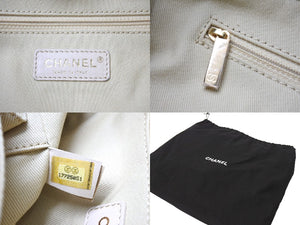 極美品 CHANEL シャネル ドーヴィル チェーン トートバッグ 17番台 ネイビー デニム ココマーク ロゴ ゴールド金具 中古 67146