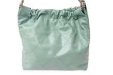 Load image into Gallery viewer, 極美品 CHANEL22 シャネル ハンドバッグ チェーンショルダーバッグ カーフスキン AS3980 グリーン ゴールド金具 中古 67151