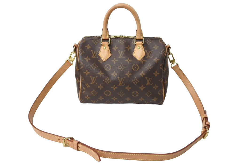 LOUIS VUITTON ルイ ヴィトン スピーディ バンドリエール25 ハンドバッグ M41113 モノグラム ブラウン 新型 美品 中古 67158