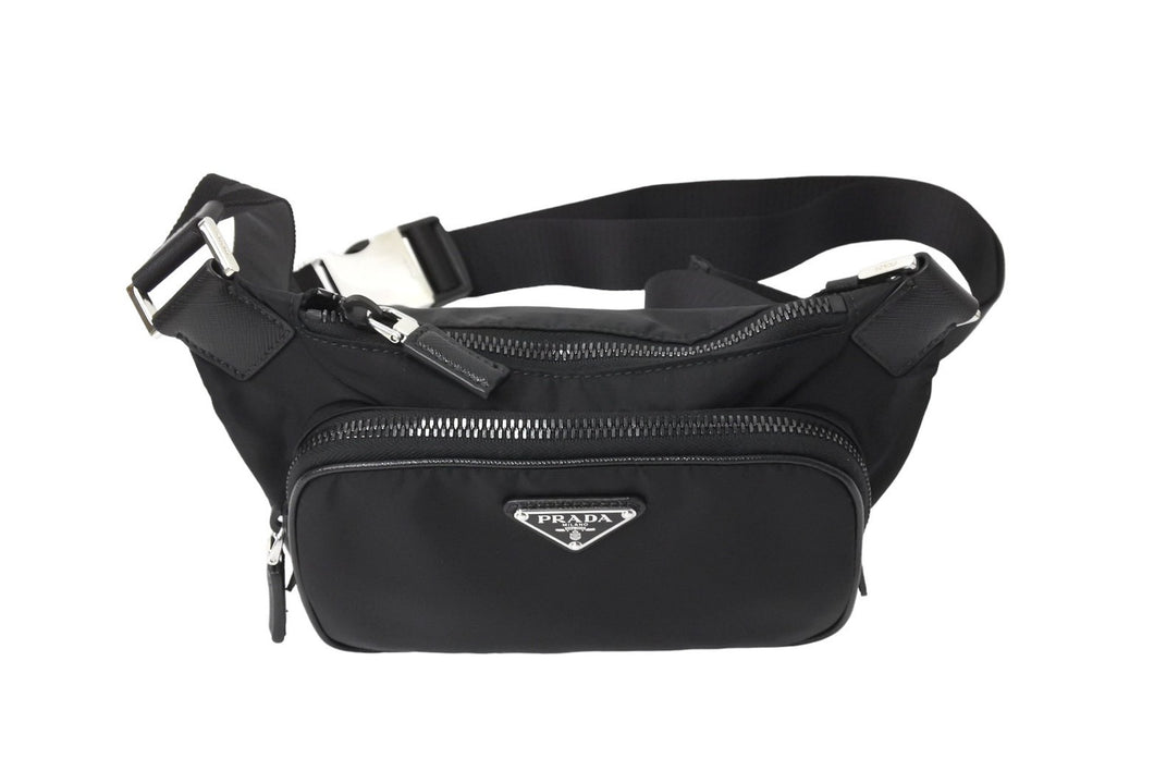 極美品 PRADA プラダ Re-Nylon xサフィアーノレザー ショルダー 極美品 PRADA プラダ Re-Nylon xサフィアーノレザー ショルダー