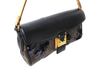 Load image into Gallery viewer, 極美品 LOUIS VUITTON ルイヴィトン フルール ドゥ ジュマネージュ スパンコール M40435 ハンドバッグ ブラック 中古 67161