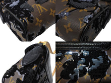 Load image into Gallery viewer, 極美品 LOUIS VUITTON ルイヴィトン フルール ドゥ ジュマネージュ スパンコール M40435 ハンドバッグ ブラック 中古 67161