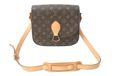 LOUIS VUITTON ルイ ヴィトン サンクルーGM 廃盤 ショルダーバッグ M51242 モノグラム ブラウン 美品 中古 67176