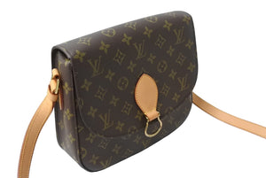 LOUIS VUITTON ルイ ヴィトン サンクルーGM 廃盤 ショルダーバッグ M51242 モノグラム ブラウン 美品 中古 67176