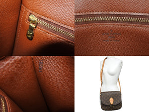 LOUIS VUITTON ルイ ヴィトン サンクルーGM 廃盤 ショルダーバッグ M51242 モノグラム ブラウン 美品 中古 67176