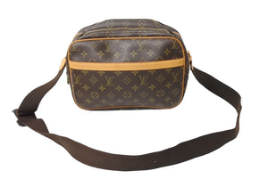 LOUIS VUITTON ルイヴィトン ショルダーバッグ リポーターPM M45254 SP0032 モノグラム ブラウン 美品 中古 67177