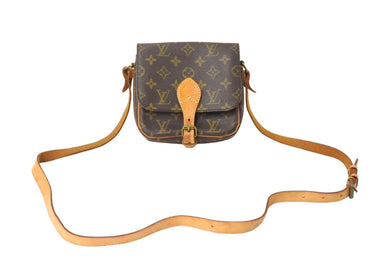 LOUIS VUITTON ルイ ヴィトン ミニカルトシエール ショルダーバッグ M51254 モノグラムキャンバス ブラウン 美品 中古 67181