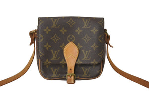 LOUIS VUITTON ルイ ヴィトン ミニカルトシエール ショルダーバッグ M51254 モノグラムキャンバス ブラウン 美品 中古 67181