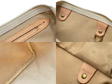 Load image into Gallery viewer, 極美品 LOUIS VUITTON ルイヴィトン ハンドバッグ スピーディ25 ダミエアズール N41534 ホワイト グレー ゴールド金具 中古 67184