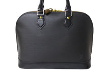 Load image into Gallery viewer, LOUIS VUITTON ルイヴィトン ハンドバッグ バッグ エピ アルマ PM M52142 カーフ ブラック ゴールド金具 美品 中古 67189