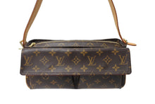 Load image into Gallery viewer, LOUIS VUITTON ルイ ヴィトン モノグラム ヴィバシテMM ワンショルダーバッグ PVCコーティング M51164 ブラウン ゴールド金具 美品 中古 67191