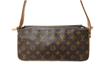 Load image into Gallery viewer, LOUIS VUITTON ルイ ヴィトン モノグラム ヴィバシテMM ワンショルダーバッグ PVCコーティング M51164 ブラウン ゴールド金具 美品 中古 67191