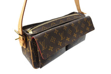 Load image into Gallery viewer, LOUIS VUITTON ルイ ヴィトン モノグラム ヴィバシテMM ワンショルダーバッグ PVCコーティング M51164 ブラウン ゴールド金具 美品 中古 67191