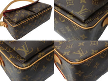 Load image into Gallery viewer, LOUIS VUITTON ルイ ヴィトン モノグラム ヴィバシテMM ワンショルダーバッグ PVCコーティング M51164 ブラウン ゴールド金具 美品 中古 67191