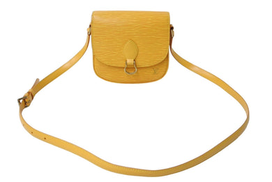 LOUIS VUITTON ルイヴィトン エピ ミニ サンクルー ショルダーバッグ M52219 イエロー ゴールド金具 良品 中古 67192