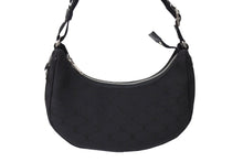 Load image into Gallery viewer, 新品同様 CELINE セリーヌ アヴァトリオンフ ワンショルダーバッグ イタリア製 キャンバス レザー ブラック シルバー金具 中古 67200
